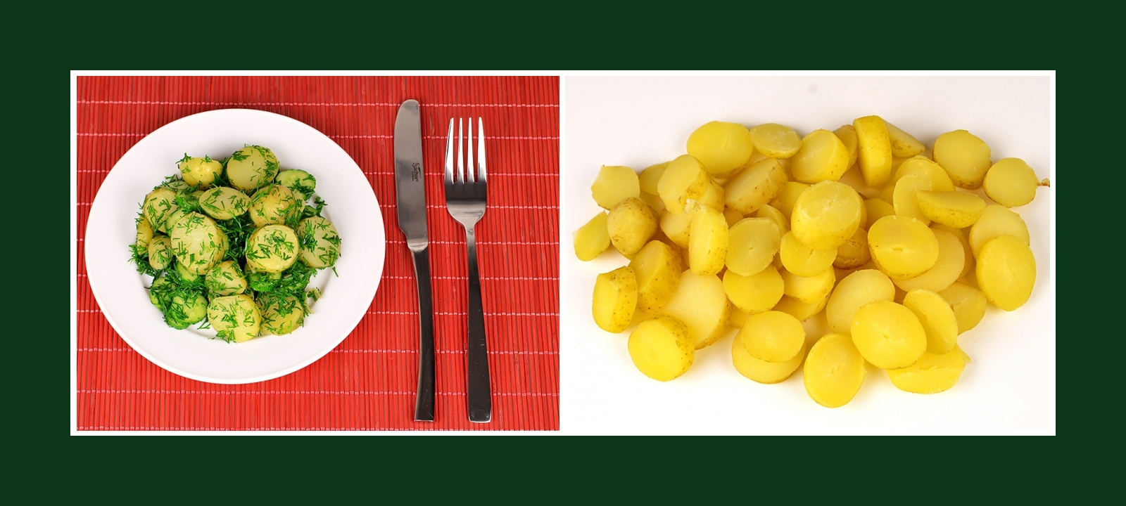 Frühkartoffeln für einfachen Salat