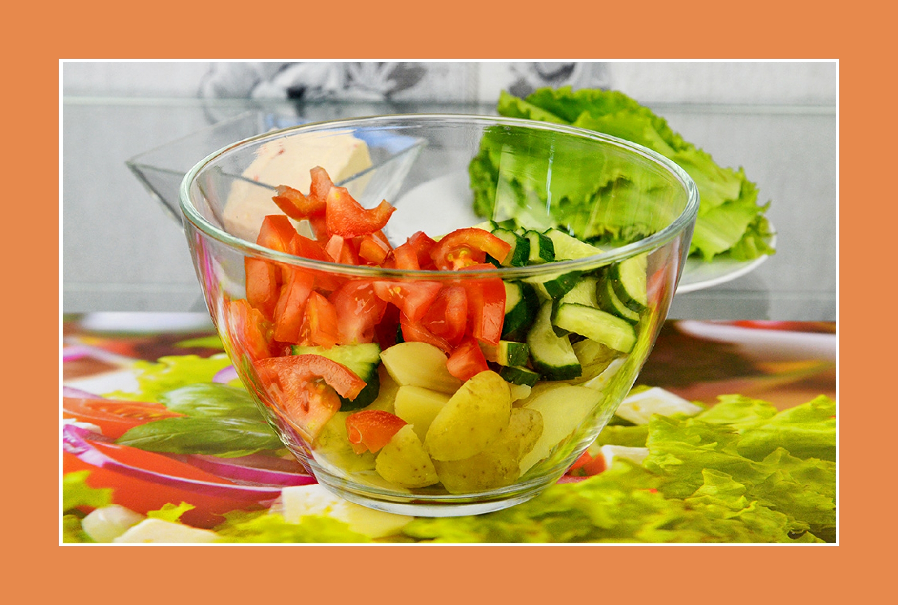 Rezept Tomaten Gurken Salat Kartoffelsalat